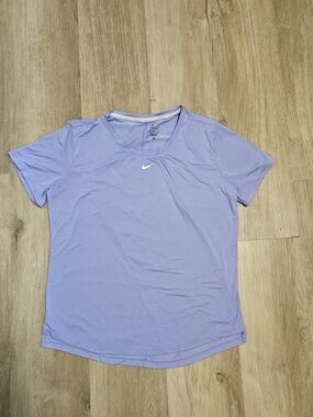 Nike Women's Lavender Dri-FIT Short Sleeve Tee